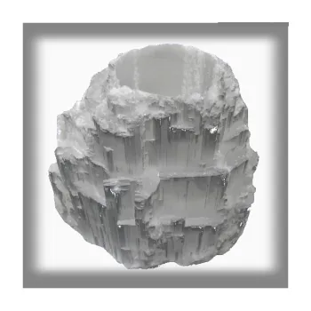 Svícen Salts Svícen Kaskáda z bílého selenitu 8 cm