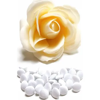 Knoflík Potažený knoflík - bílý