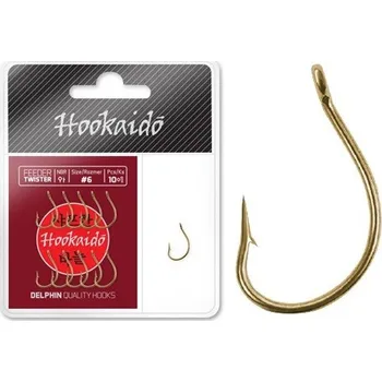 Rybářský háček 11ks - Háček Delphin HKD Feeder TWISTER Velikost 10