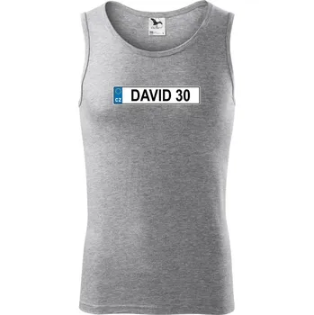 Pánské termoprádlo SPZ David 30 - Tílko pánské Core - L ( Tmavě šedý melír )