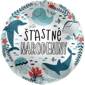 Balónek Námořnická party – balónek fóliový Podmořský svět