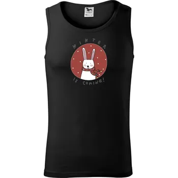 Pánské termoprádlo Winter is coming zajíc - Tílko pánské Core - M ( Černá )