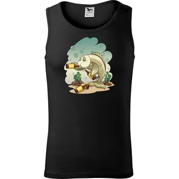 Pánské termoprádlo Opilá ryba - Tílko pánské Core - M ( Černá )