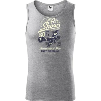 Air Show Airplane - Tílko pánské Core - XL ( Tmavě šedý melír )