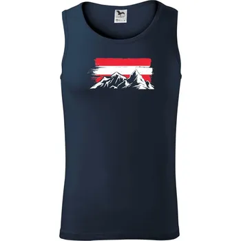 Rakouské hory - Tílko pánské Core - 2XL ( Námořní modrá (velmi tmavá - téměř černá) )