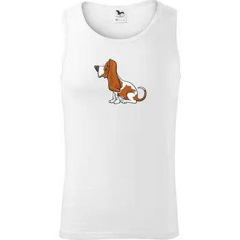 Pánské termoprádlo Baset s kulišáckým pohledem - Tílko pánské Core - M ( Bílá )