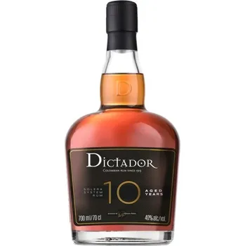Rum Dictador Solera 10y 40 % 0,7 l