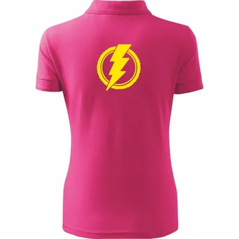 Ebike logo - Polokošile dámská Pique Polo - 2XL ( Purpurová )