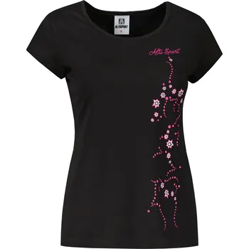 Dámské tričko Dámské triko ALTISPORT ALW133122 ČERNORŮŽOVÁ XS