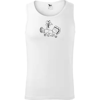 Vystrašená slepice - Tílko pánské Core - S ( Bílá )