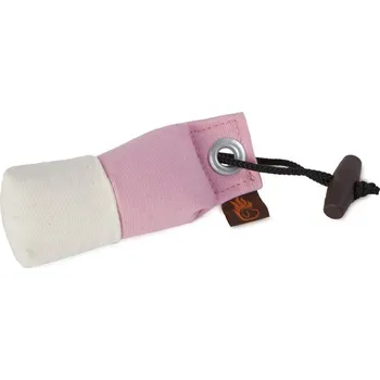 tréninková pomůcka pro psa Firedog Pocket dummy marking 80 g růžový / bílý