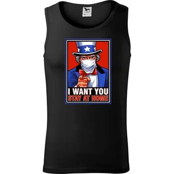 Pánské termoprádlo I want you - stay home - Tílko pánské Core - S ( Černá )