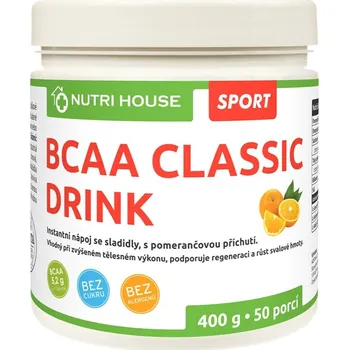 Aminokyselina NutriHouse BCAA Classic Drink 400 g Příchuť: ananas