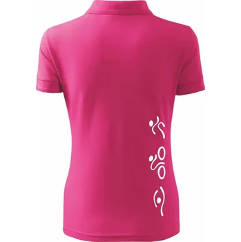 Triathlon na výšku - Polokošile dámská Pique Polo - S ( Purpurová )