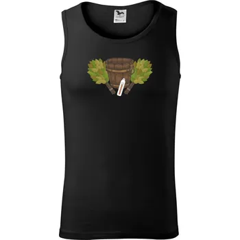 Pánské termoprádlo Sauna vědro - Tílko pánské Core - S ( Černá )