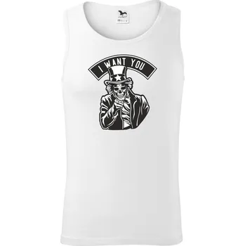 I want you - Tílko pánské Core - M ( Bílá )