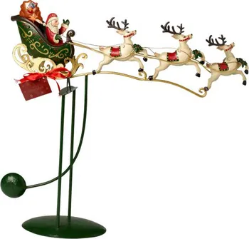 Vánoční dekorace Villeroy & Boch Winter Collage Accessoires houpací sáně 50 cm