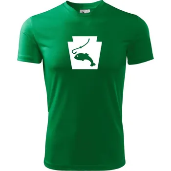 Chlapecké oblečení Rybaření - Akvarium - Dětské triko sportovní (dresovina) - 158 cm/12 let ( Středně zelená )