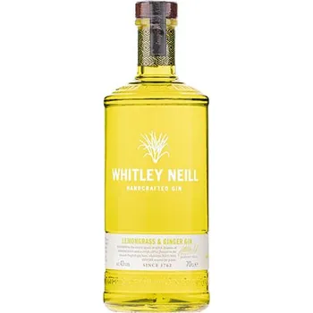 Gin Whitley Neill Lemongrass & Ginger gin 0,7 l