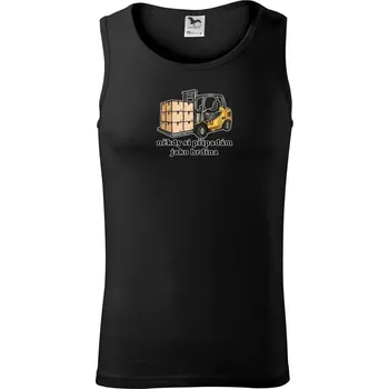 Pánské termoprádlo Někdy si připadám jako hrdina ještěrka - Tílko pánské Core - XL ( Černá )