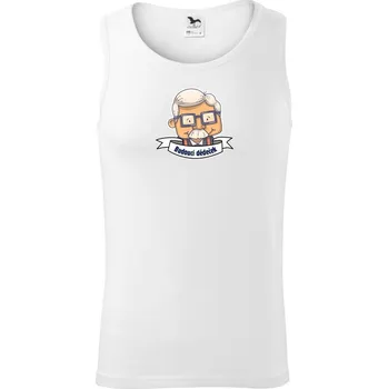 Pánské termoprádlo Budoucí dědeček kreslený - Tílko pánské Core - M ( Bílá )