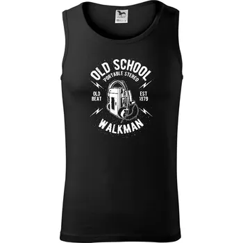 Old School Walkman - Tílko pánské Core - XL ( Černá )