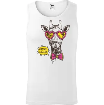 Hipster Giraffe - Tílko pánské Core - XL ( Bílá )