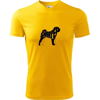 Chlapecké tričko Šarpej - Dětské triko sportovní (dresovina) - 122 cm/6 let ( Žlutá )