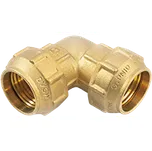 GEBO Mosazné svěrné koleno na PE Průměr: 32 mm