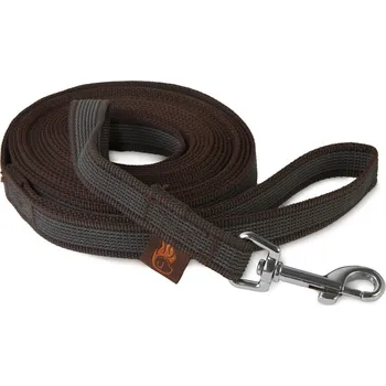 Vodítko pro psa Firedog Pogumované vodítko 20 mm 5 m s ručkou Barva: Hnědá