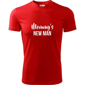 Mommy's new man - Dětské triko sportovní (dresovina) - 158 cm/12 let ( Červená )