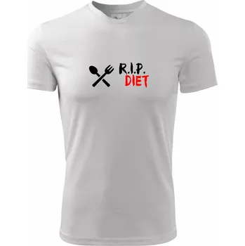 Chlapecké oblečení R.I.P. Diet - Dětské triko sportovní (dresovina) - 122 cm/6 let ( Bílá )