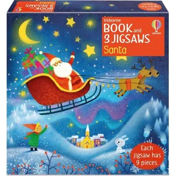 Usborne Book and 3 Jigsaws: Santa - Kate Nolan