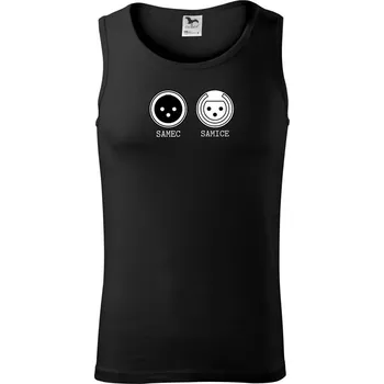 XLR samec a samice - Tílko pánské Core - L ( Černá )