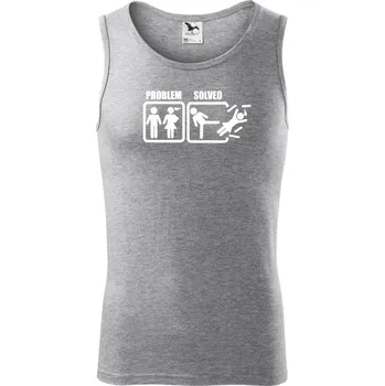 Problém - Kick - Tílko pánské Core - XL ( Tmavě šedý melír )