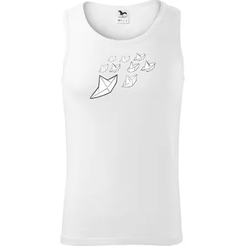 Závody lodí - Tílko pánské Core - 2XL ( Bílá )