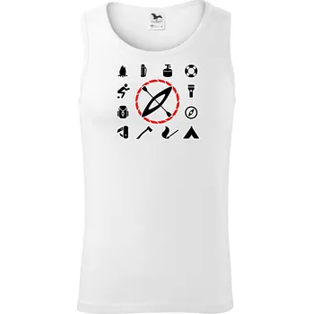 Pánské termoprádlo Vodácké ikony - Tílko pánské Core - 2XL ( Bílá )