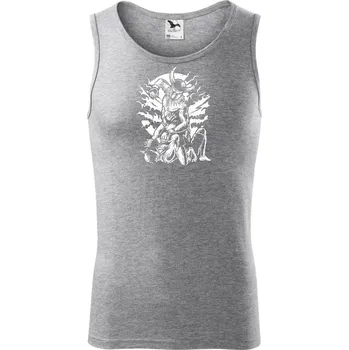 Viking MMA Fighter - Tílko pánské Core - L ( Tmavě šedý melír )