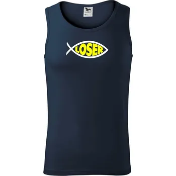 Rybaření - Loser - Tílko pánské Core - S ( Námořní modrá (velmi tmavá - téměř černá) )