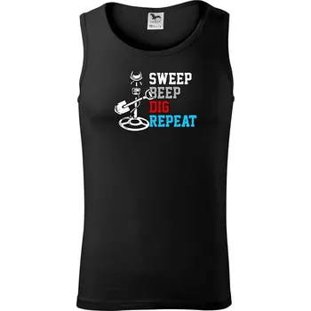 Pánské termoprádlo Sweep Beep Dig Repeat - Tílko pánské Core - 2XL ( Černá )
