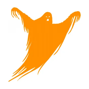 Samolepící dekorace SAMOLEPKA Duch 005 pravá (06 - oranžová) NA AUTO, NÁLEPKA, FÓLIE, POLEP, TUNING, VLASTNÍ TEXT, TISK, AUTOSAMOLEPKY.cz, POLEPY, OBRÁZEK, LOGO, SAMOLEPKY