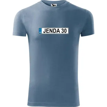 Pánské tričko SPZ Jenda 30 - Viper FIT - Pánské zůžené tričko - 2XL ( Denim )