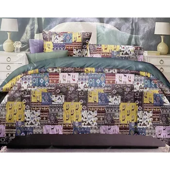 Přehoz na lůžko Numberoplus Přehoy na postel 220x200 cm + 2 povlaky na polštáře 70x90cm - Valeria 33