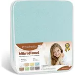 Prostěradlo Mikroflanel - světle modrá - 180x200 cm