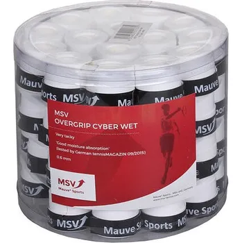 MSV Cyber Wet overgrip omotávka tl. 0,6 mm bílá