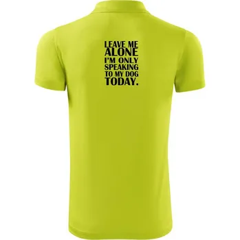 Pánská košile Leave me alone - Polokošile Victory sportovní (dresovina) - 2XL ( Limetková )