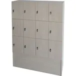 Skříň boxová 12 dveřová Bříza