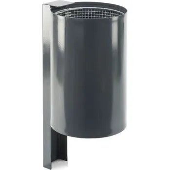 Venkovní odpadkový koš HTI Venkovní odpadkový koš Artis Typ ukotvení: dlouhé (k zabetonování), Barva konstrukce: červená