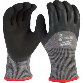 Pracovní rukavice MILWAUKEE Winter Level 5 Gloves Zimní povrstvené rukavice s třídou ochrany proti proříznutí 5/E - 8/M - 1 ks 4932479558