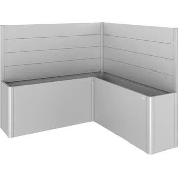 Stojan na květiny Biohort Zástěna na ochranu soukromí L200 - stříbrná metalíza (1ks - příslušenství Biohort Belvedere)